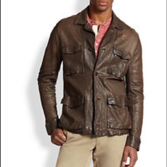 Billy Reid Soft Leather Shirt Jacket - Size Large - Picture 7 of 8